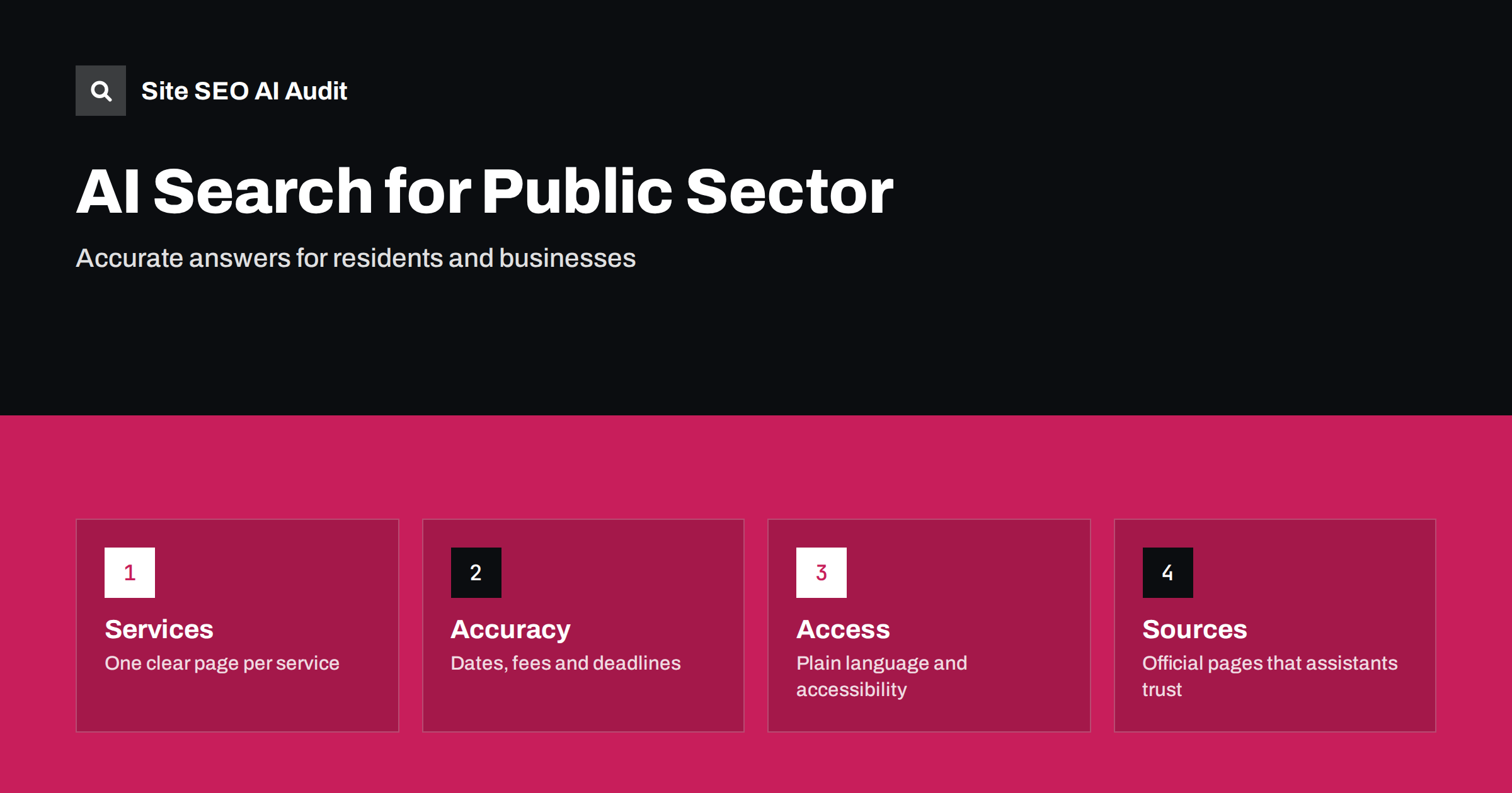 AI Search for Municipalities and Public Sector Websites
