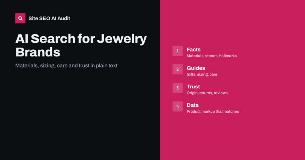 AI Search for Jewelry and Luxury Brands: A Practical Guide