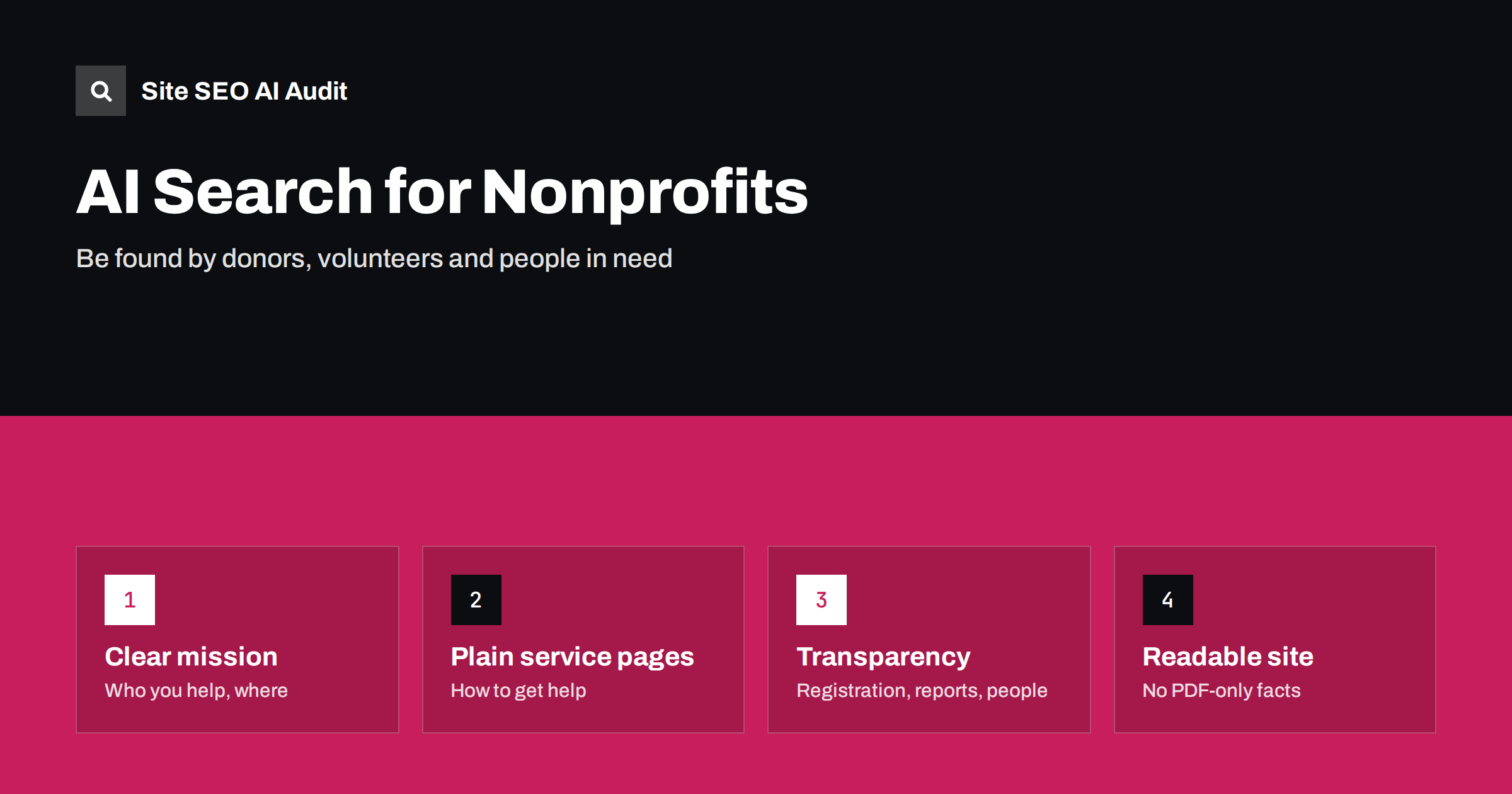 AI Search for Nonprofits and Charities: What to Fix