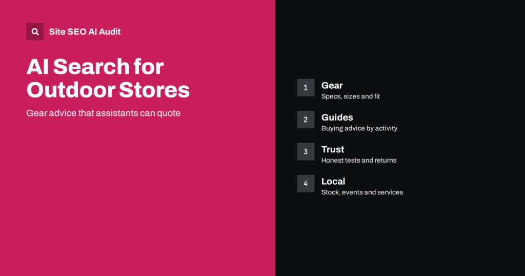 AI Search for Sports and Outdoor Gear Stores: A Guide