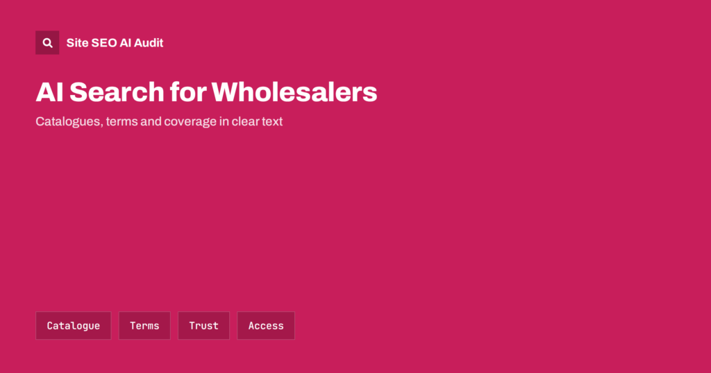 AI Search for Wholesalers and Distributors: A Guide