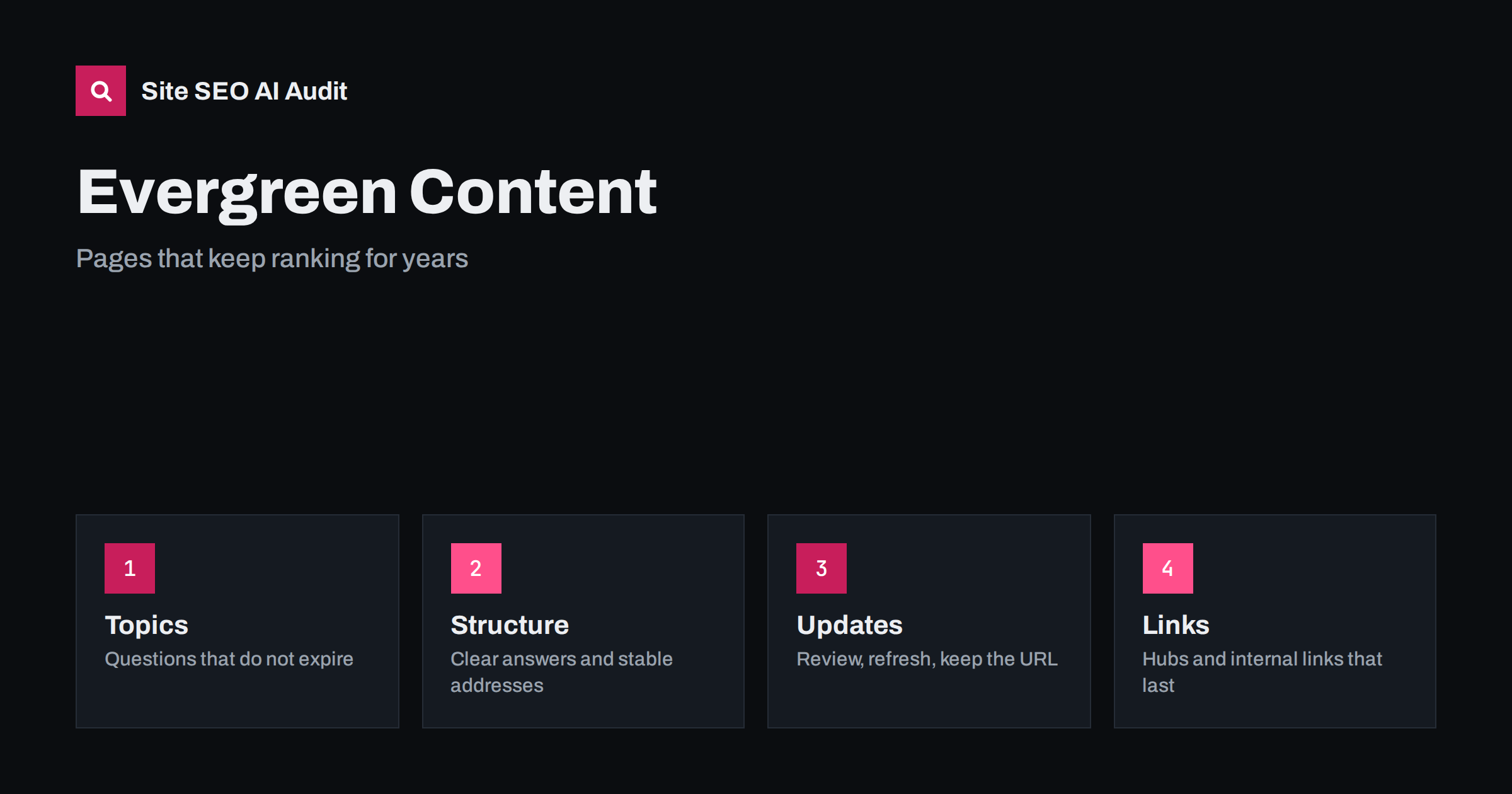 Evergreen Content: How to Build Pages That Keep Ranking