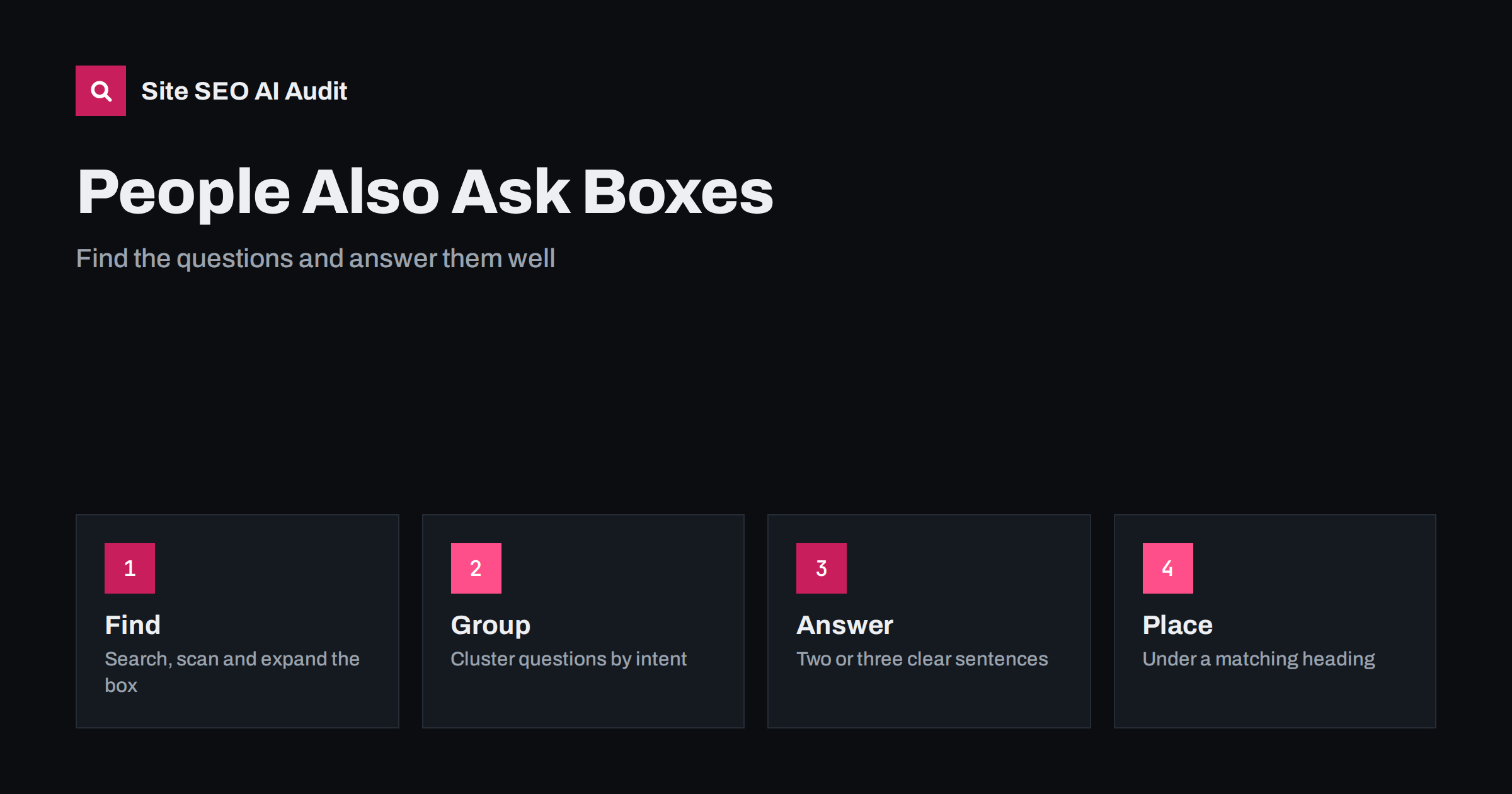 People Also Ask Boxes: How to Find and Answer Questions