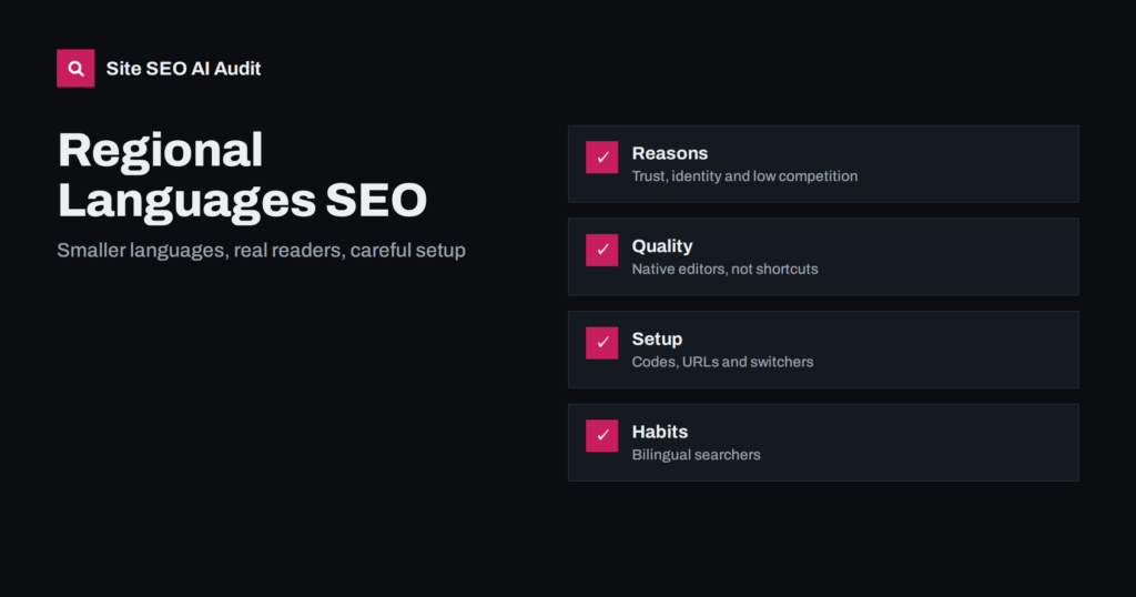 Regional Languages SEO: Catalan, Basque, Welsh and More