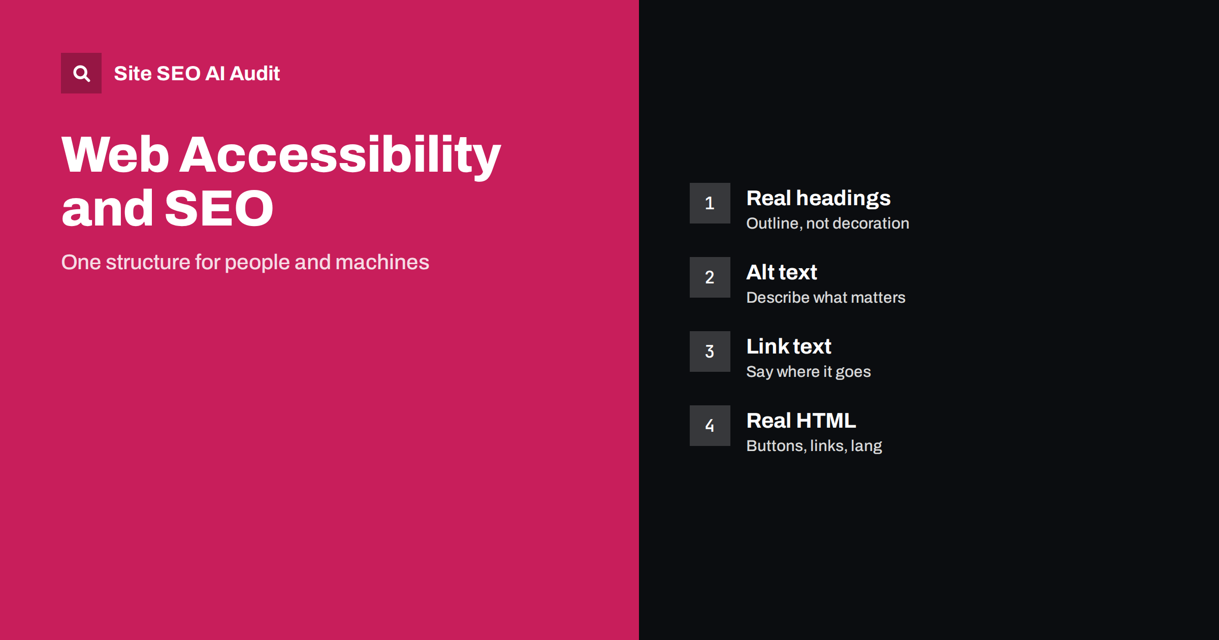 Web Accessibility and SEO: Where the Two Overlap