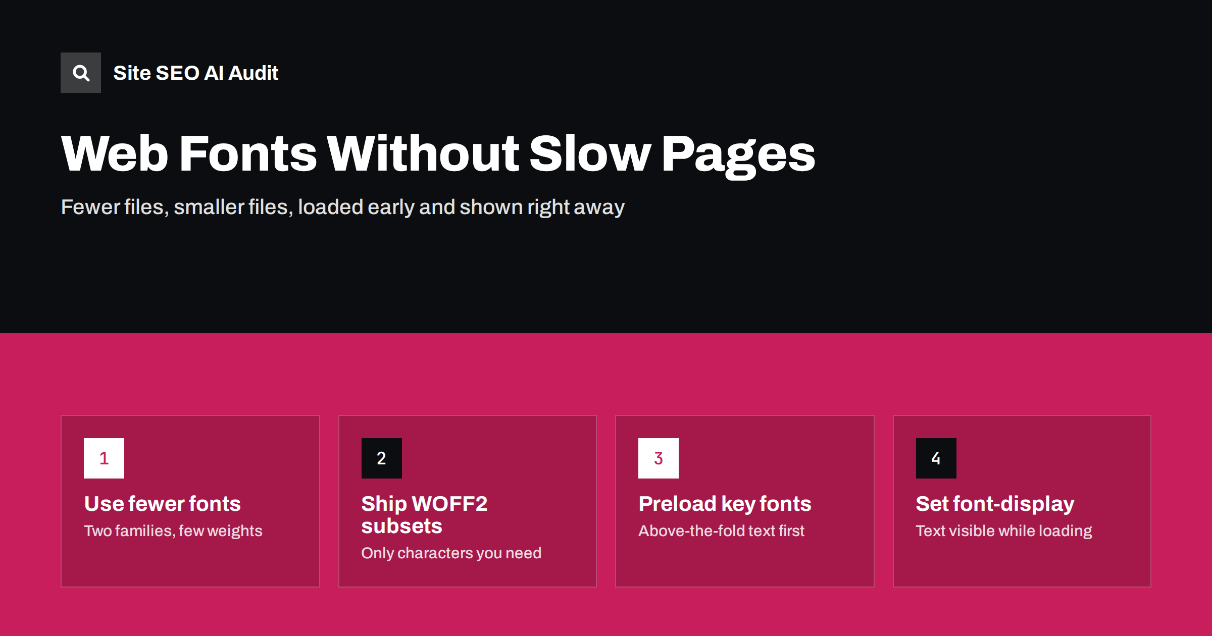 Web Fonts and Page Speed: Load Fonts Without Hurting SEO