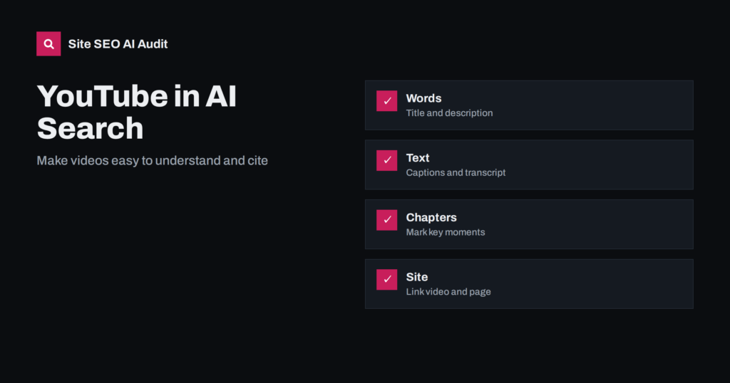 YouTube Videos in AI Search: Can They Be Cited?